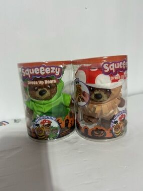 Squeezy Dress Up Bears Squishy Toy - bundle of 2